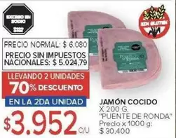 X$ - JAMÓN COCIDO
