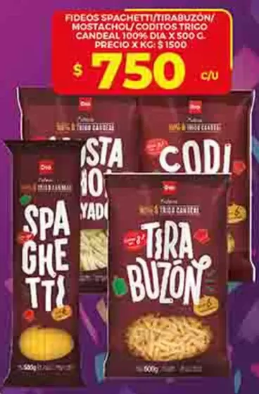 Dia - FIDEOS SPAGHETTI/TIRABUZON