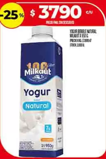 Milkaut - YOGUR BEBIBLE NATURAL