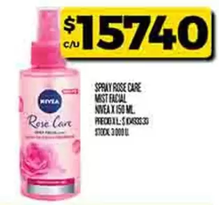 Nivea - SPRAY ROSE CARE MIST FACIAL