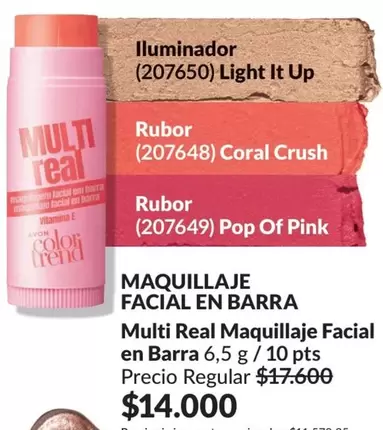 Real - Multi Maquillaje Facial en Barra 6,5 g / 10 pts