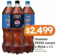 Pepsi - Gaseosa común o Black