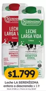 La Serenísima - Leche Larga Vida