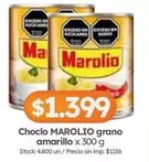 Marolio - Choclo grano amarillo