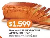 Lactal - Pan lactal ELABORACIÓN ARTESANAL