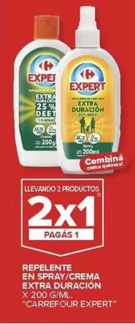 Carrefour - REPENTE EN SPRAY/CREMA EXTRA DURACION X 200 G/ML