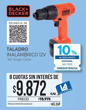 Origen - TALADRO INALÁMBRICO 12V