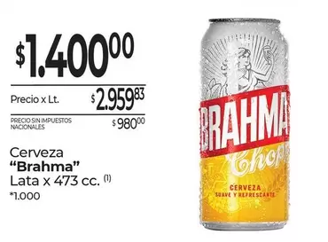Brahma - Cerveza Lata