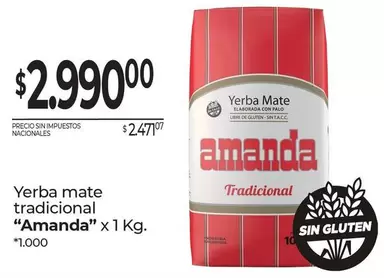 Amanda - Yerba mate tradicional