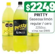 Pritty - Gaseosa limón