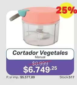 Cortador Vegetales Manual