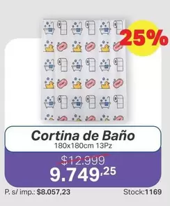 Cortina de Baño