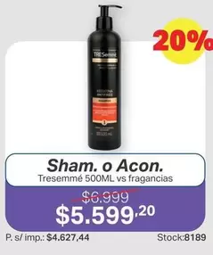 Tresemmé - Sham. o Acon.