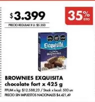Exquisita - BROWNIES CHOCOLATE FORT