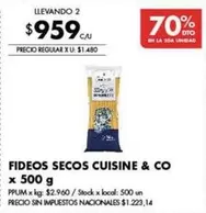 X$ - FIDEOS SECOS