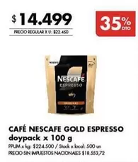 Nescafé - CAFÉ GOLD ESPRESSO doypack