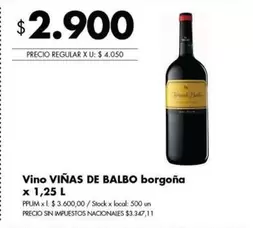 Viñas de Balbo - Vino