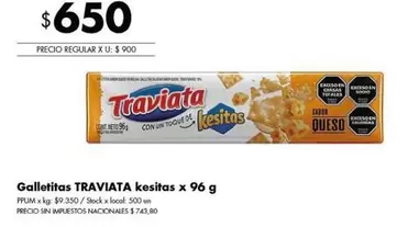 Traviata - Galletitas kesitas