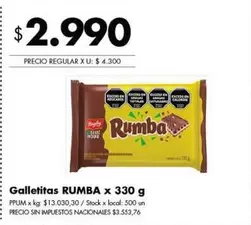 Bagley - Galletitas RUMBA