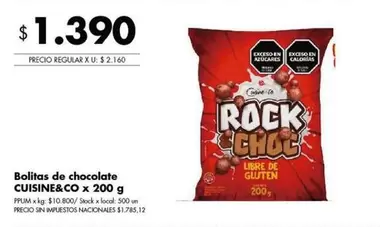 X$ - Bolitas de chocolate