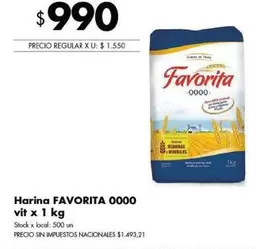 Favorita - Harina 0000 vit