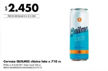 Quilmes - Cerveza clásica lata