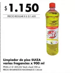 Suiza - Limpiador de piso