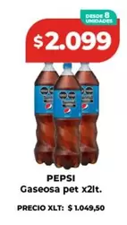 Pepsi - Gaseosa pet x2lt.