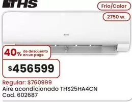 Aire acondicionado THS25HA4CN