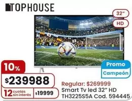 32 - Smart Tv led " HD TH25S5A