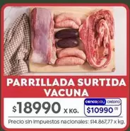 X$ - PARRILLADA SURTIDA VACUNA