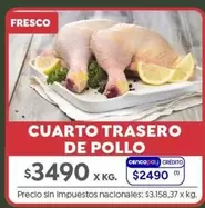 X$ - CUARTO TRASERO DE POLLO