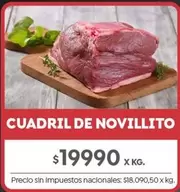 X$ - CUADRIL DE NOVILLITO