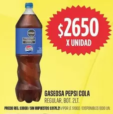 Pepsi - GASEOSA COLA REGULAR