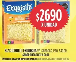 Exquisita - Bizcochuelo