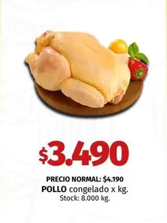 X$ - Pollo Congelado