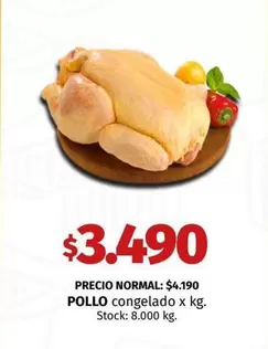 X$ - POLLO congelado x kg