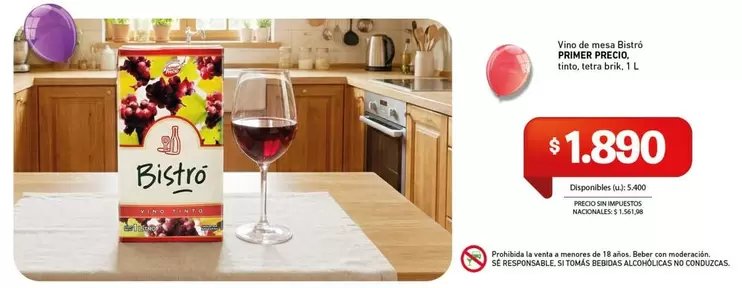 Primer - Vino de mesa