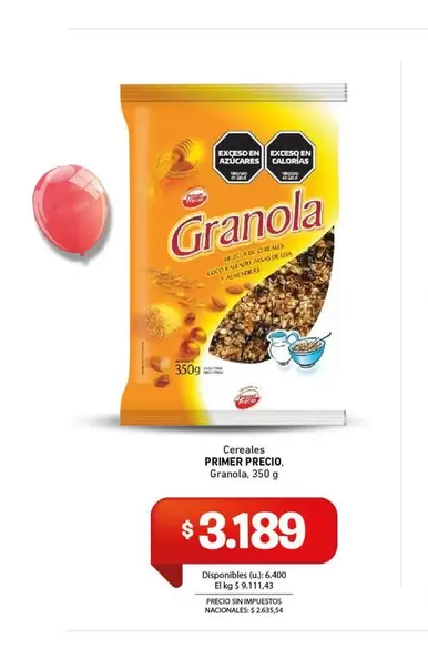 Primer Precio - Granola
