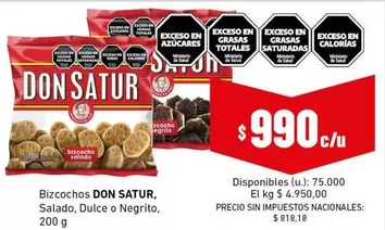 Don Satur - Bizcochos
