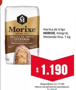 Morixe - Harina de trigo integral