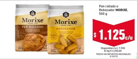 Morixe - Pan rallado o Rebozador