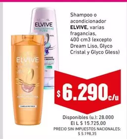 Elvive - Shampoo o acondicionador