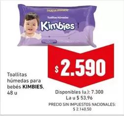 Kimbies - Toallitas húmedas