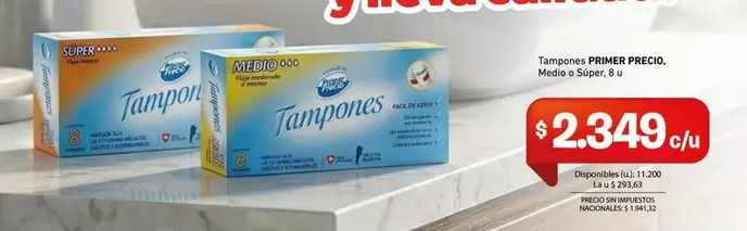 Pampers - Tampones
