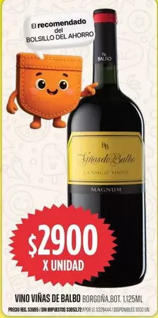 Viñas de Balbo - VINO BORGOÑA