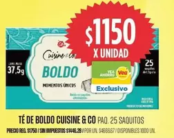 Cuisine - Té de Boldo