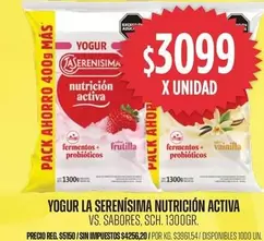 La Serenísima - YOGUR NUTRICION ACTIVA