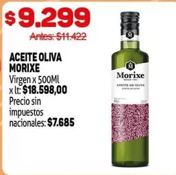 Morixe - ACEITE OLIVA