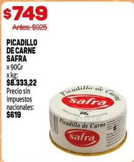 X$ - PICADILLO DE CARNE